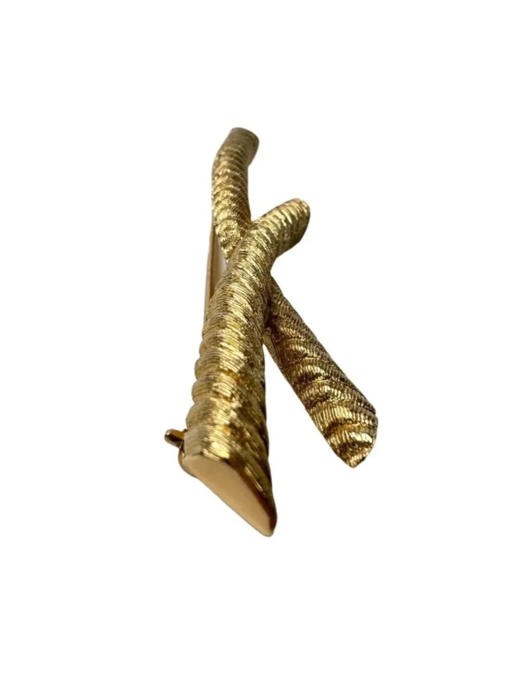 Dior Brooch Rope Twist Gold Vintage